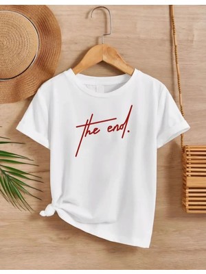 Marsilyan Çocuk   Baskılı T-Shirt - Beyaz