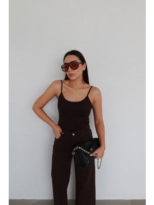 Özge Özgenç Ince Askılı Basic Atlet