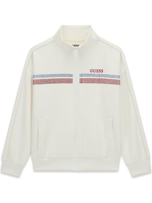 Guess Bg Store Kız Çocuk Beyaz Eşofman Üstü