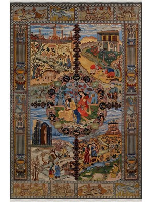 Kilim Home Mars 51 Modern Stil Kreatif Halı ve Kilim Salon Halısı Yıkanabilen Dekoratif Halı