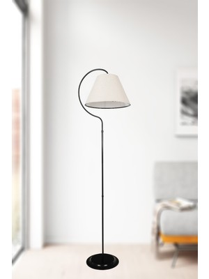 Venon Aydınlatma Lambader Gold Lena Elips Siyah Krem Şapka