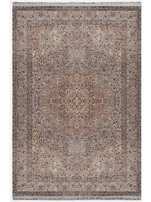 Kilim Home Mars Halı 2084 Kahve Tonunda Dekoratif Halı Salon Halısı Saçaklı Yıkanabilen Halı