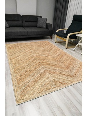 Kilim Home Mars 1004 Natural Jüt Efekli Dekoratif Kaymaz Taban Halı