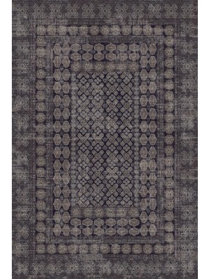 Kilim Home Mars Halı Klasik Eskitme Osmanlı Motifli Kahve Zeminli Salon Halısı MARS2262