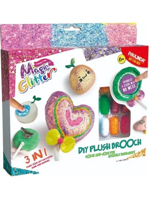 İSMİYLEAL Ismiyl Paulinda Magic Glitter 3n1 Dıy Plush Brooch Hobi Set S01095600 255669