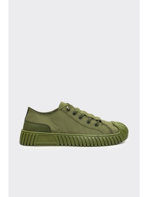 Derinet Lastik Bağcıklı Kadın Sneaker