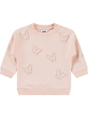 Civil Baby Kelebek Nakışlı 6-18 Ay Takım - Pembe 12-18 Ay