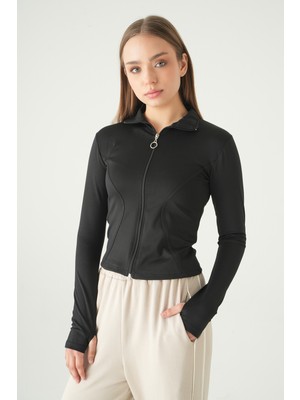 Rays 8327A Fermuarlı Hırka Siyah