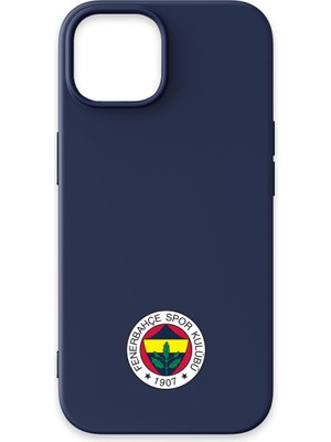 iPhone 14 Uyumlu Fenerbahçe Arma Lacivert Silikon Lisanslı Telefon Kılıfı