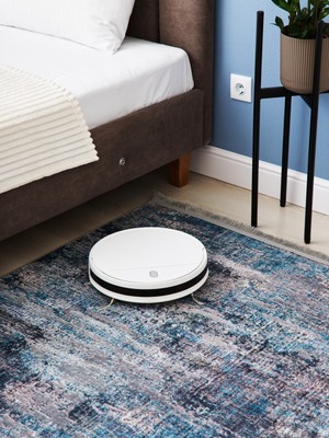 Kilim Home Mars 2024 Mavi Gri Soyut Desen Modern Dokuma Taban Dekoratif Halı