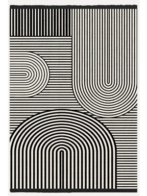 Kilim Home MARS130 Iskandinav Modern Halı Dekoratif Salon Halısı Saçaklı Yıkanabilen Halı