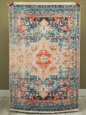 Kilim Home Mars 2018 Etnik Vintage Çok Renkli Bohem Dokuma ve Kaymaz Taban Şönil Halı