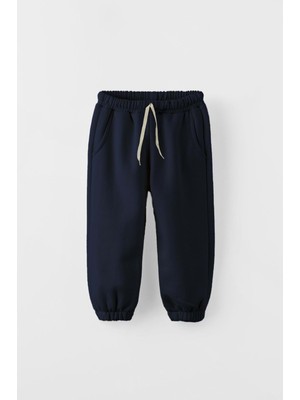 Mnk Baby & Kids Pamuklu Jogger Şardonlu 3 Iplik Eşofman Alt MNK0645