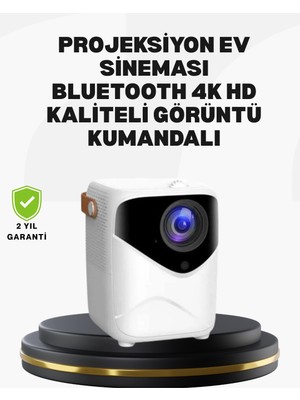 Azrlya 50 Inç Tv Deneyimli Projektör – Yakın Mesafede Geniş Görüntü - Lisinya