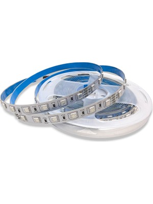 Ledarmy RGB LED Şerit Bant 5 Metre 24V 5050 SMD 60 LED/m IP20 İç Mekan Aydınlatma