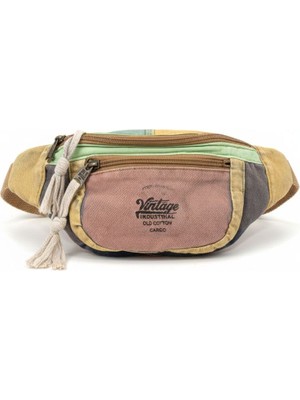 Old Cotton Göğüs&bel Çanta Gabardin Kumaş