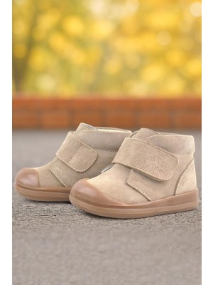 Rakerplus Yoohoo Hakiki Deri Vizon Cırtlı Unisex Bebek Bot