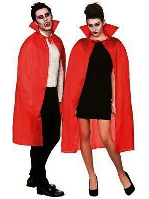 İsmiyle Al Kırmızı Renk Yakalı Pelerin 120 cm