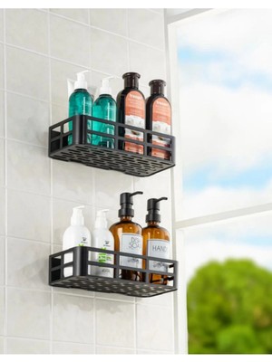 İsmiyle Al 2’li Banyo Organizer Düzenleyici Yapışkanlı Raf