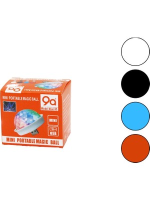 İsmiyle Al USB  Disko Lamba 4W   Mini Ufo Model=çap:5cm -- Y: 4.5cm   DC-5V