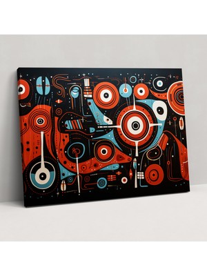 Popcas  Aborjin Duvar Dekorasyonu Geleneksel Aborjin Simgeleri ile Ev Dekorasyonu