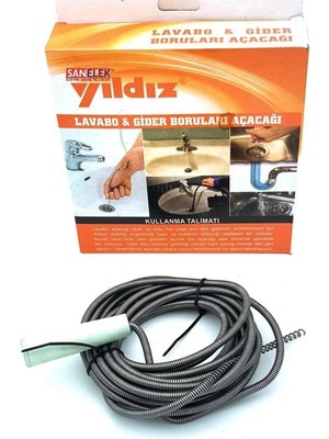 İsmiyle Al Lavabo ve Gider Boru Açacağı (3 Metre) (5047)