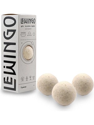 İsmiyle Al 3pcs Yün Çamaşır Kurutma Makinesi Topu Xl - 50GR (5047)