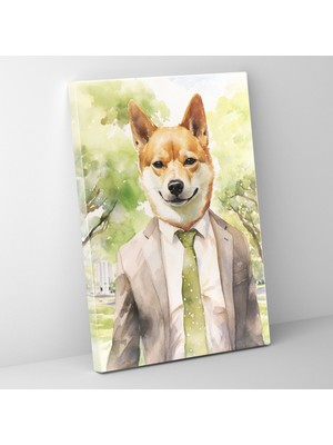 Popcas  Hayvan Gibi Giyinen Figürler Kanvas Tablo