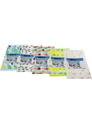 İsmiyle Al 6 Pcs   30X45CM   Eva - Kaymaz  Dolap ve Çekmece Içi Raf Örtüsü (5047)