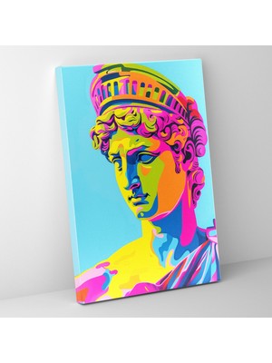 Popcas  Klasizm ve Popart Kanvas Tablo Pop Sanatı Duvar Sanatı