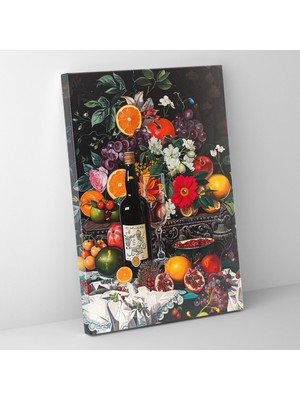 Popcas  Barok Natürmort Pop Art Duvar Sanatı Klasik ve Modern Unvanıyla Ev Dekorasyonu