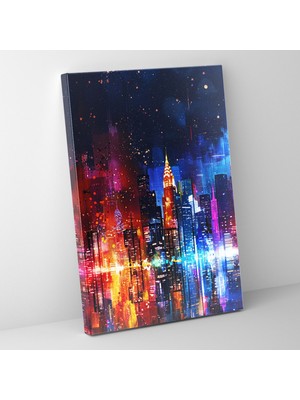 Popcas  Şehir Manzarası Ev Dekorasyonu Kanvas Tablo Ashvin Harrison