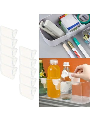 Roichil 10'luşeffaf Buzdolabı Yan Kapı Düzenleyici Buzdolabı Dolap Içi Bölümleyici Aparatlar