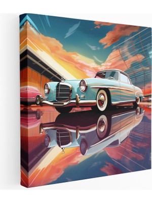 Popcas  Gelecekçi Klasik Tablo Duvar Dekorasyonu