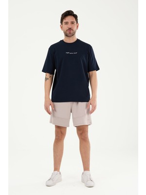 Louren W869 Baskılı Oversize T-Shırt