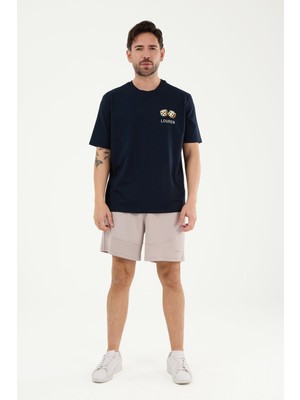 Louren W869 Baskılı Oversize T-Shırt