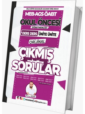 TKM Akademi 2026 Okul Öncesi Öabt Ders Ders Ünite Ünite Çıkmış Sorular