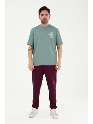 Louren W869 Baskılı Oversize T-Shırt