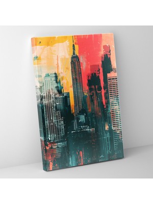 Popcas  Modern Rönesans Pop Art Kanvas Tablo Klasik ve Pop Art Kombinasyonu ile Duvar Dekorasyonu