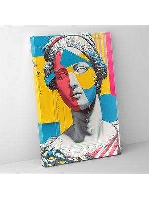 Popcas  Pop Art Rönesansı Klasizm Kanvas Tablo Duvar Sanatı
