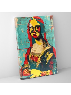 Popcas  Pop Art Kanvas Tablo Klasizm ve Pop Sanat Temalı Duvar Dekoru