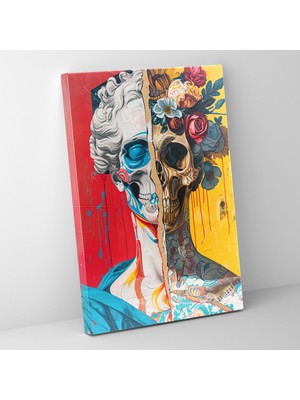 Popcas  Rönesans Pop Kanvas Tablo Klasizm ve Pop Sanat Temalı Duvar Sanatı