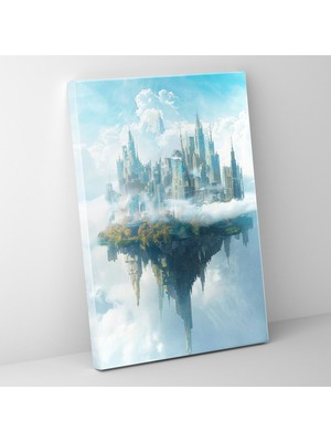 Popcas  Sürüklenen Şehir Ashvin Harrison Kanvas Tablo Duvar Sanatı