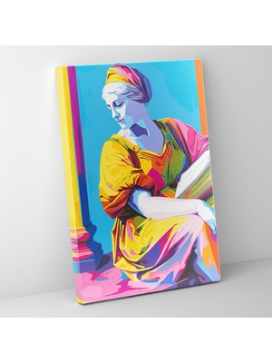 Popcas  Klasik ve Popart Kanvas Tablo Canlı Rönesans Duvar Sanatı