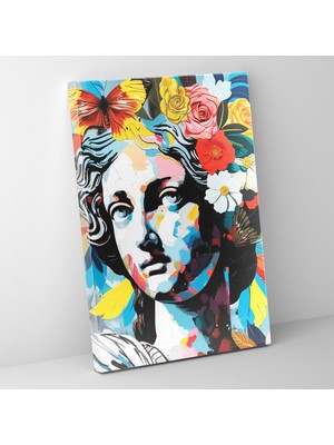 Popcas  Rönesans Pop Sanat Kanvas Tablo Klasik Temalar ve Pop Sanat ile Duvar Dekorasyonu