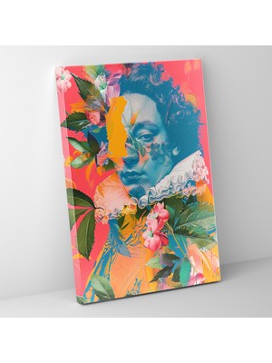 Popcas  Pop Art Rönesans Kanvas Tablo Klasik ve Popart Temalı Duvar Sanatı Ev Dekorasyonu