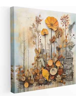 Popcas  Sonbahar Modern Karışık Medya Kanvas Tablo Duvar Sanatı