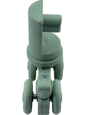 MorPerde Raylı Perde Sistemleri Çiftli Tekerlek