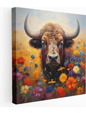 Popcas  Vahşi Çiçekler Izlenimci Tarzda Kanvas Tablo Bufalo