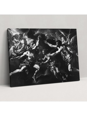 Popcas  Mitolojik Temalı Caravaggio Tarzı Kanvas Tablo